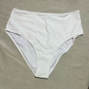 White bikini bottom